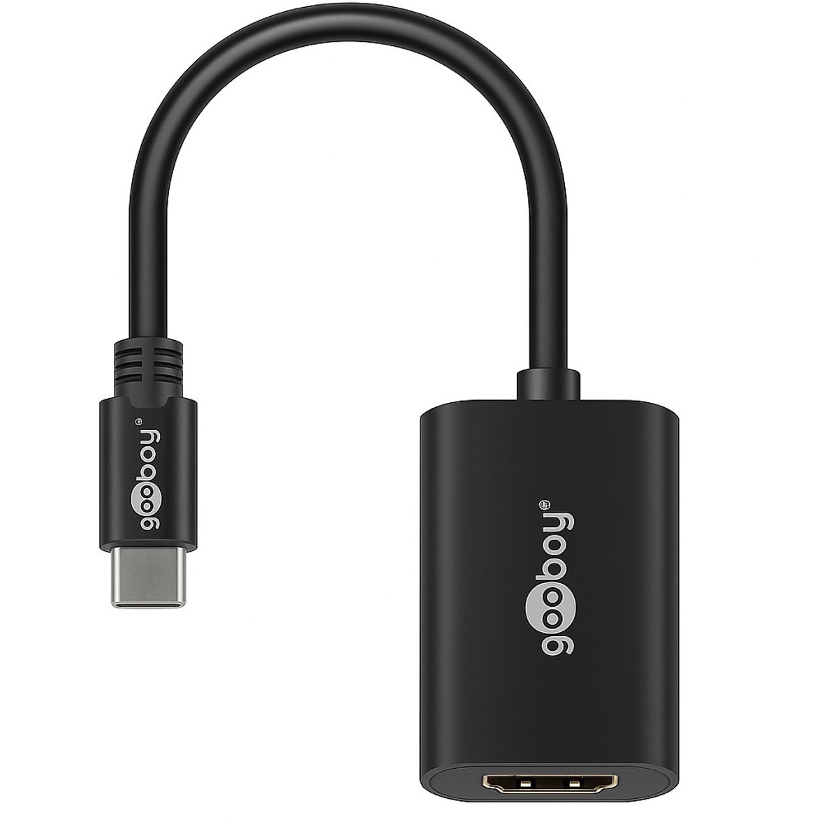 Goobay - USB C naar HDMI kabel - 0,3m - HD kwaliteit