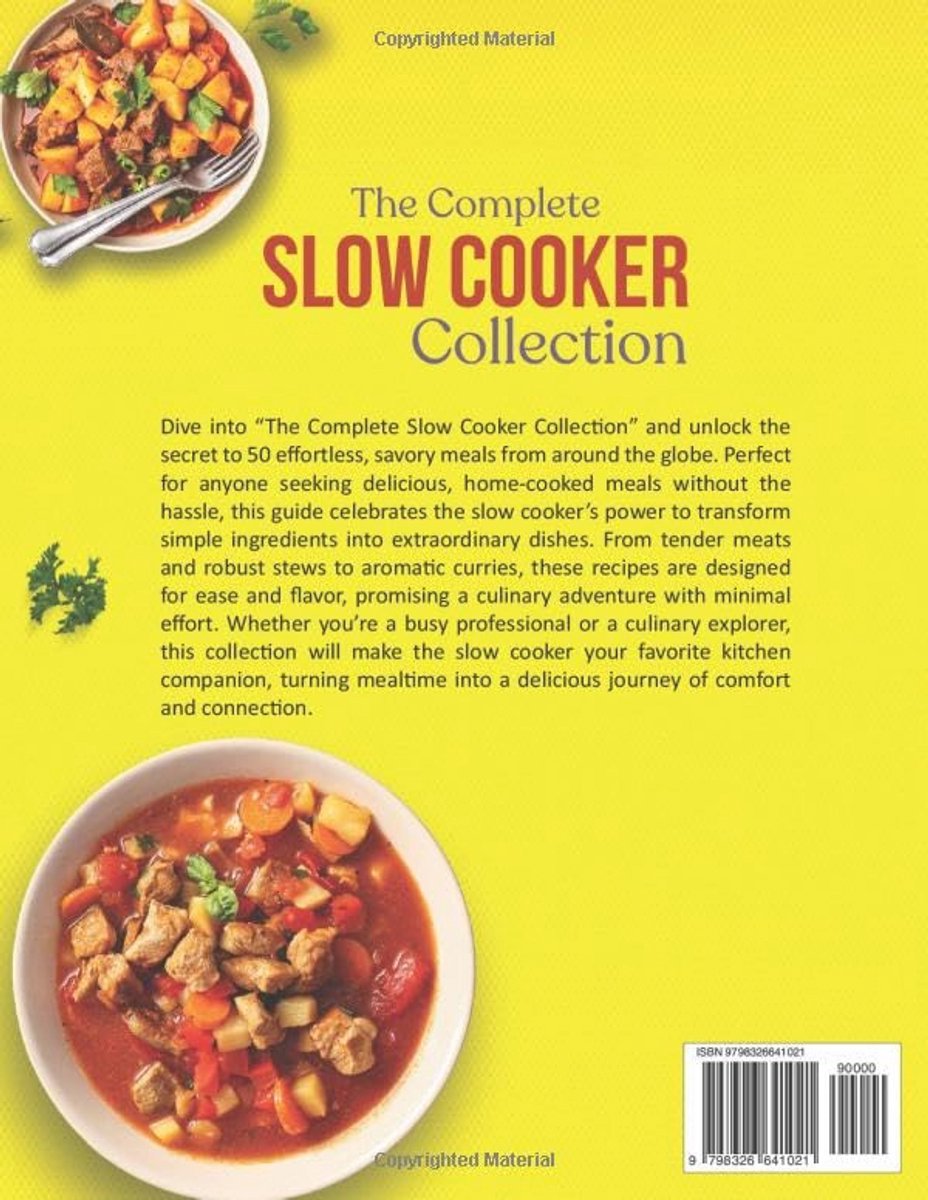 Complete Slow Cooker Recepten: 50 Eenvoudige Gerechten voor - afbeelding 2