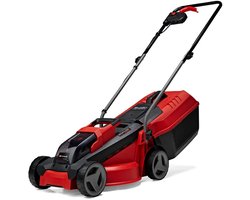 Einhell Accu Grasmaaier GE-CM 18/30 Li Kit - Power X-Change - 18 V/Li-ion - Maaibreedte: 30 cm - Aanbevolen gazonoppervlakte: tot 150 m² - 25 L opvangzak - Maaihoogte: 30-70 mm - Incl. 3.0 Ah Accu en lader