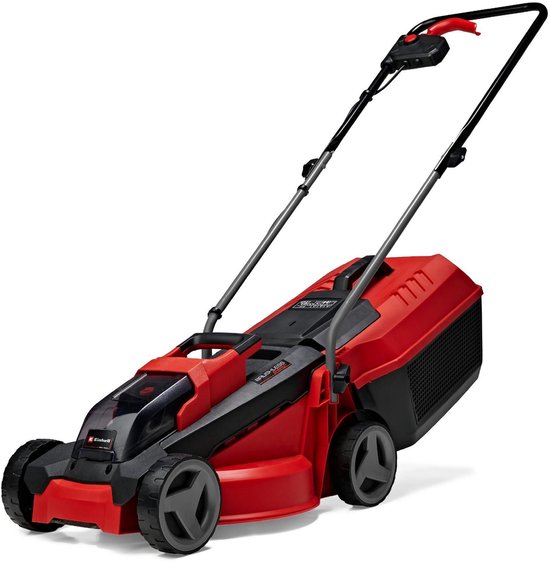 Einhell Accu Grasmaaier GE-CM 18/30 Li Kit – Power X-Change – 18 V/Li-ion – Maaibreedte: 30 cm – Aanbevolen gazonoppervlakte: tot 150 m² – 25 L opvangzak – Maaihoogte: 30-70 mm – Incl. 3.0 Ah Accu en lader