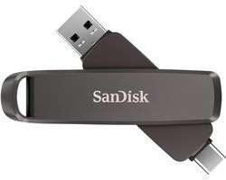 SanDisk Extreme PRO USB flash drive 256 GB USB Type-C/USB Type-A 3.2 Gen 2 (3.1 Gen 2) Zwart