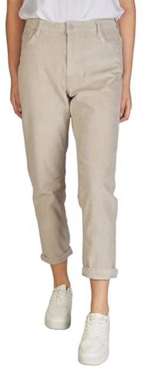 Hoge Taille Corduroy Broek Dames - Mom Fit - Rechte Pijpen - Comfortabel en Stijlvol