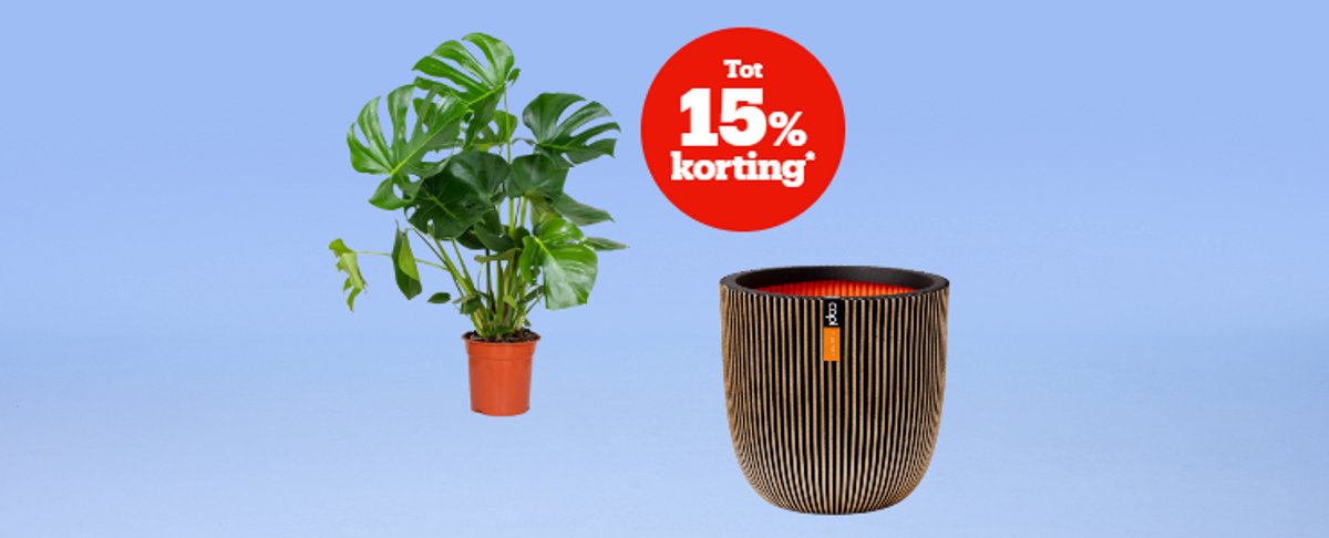 Tot 15% korting*