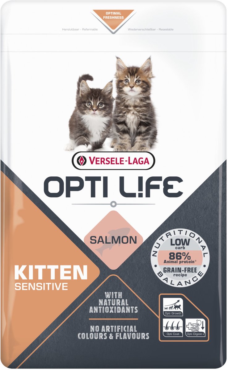 Opti Life Opti Life Sensitive Kitten - Kattenvoer - 2.5 kg