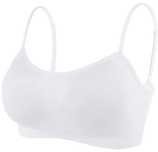 Sportbeha Voor Dames – Lichte Ondersteuning, Stretchy Bustier Top Met Zachte Band, Ideaal Voor Yoga, Pilates En Fitness, Ademend En Comfortabel