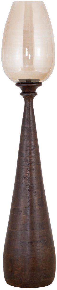 PTMD Windlicht Midi - Bruin - 25x25x130cm