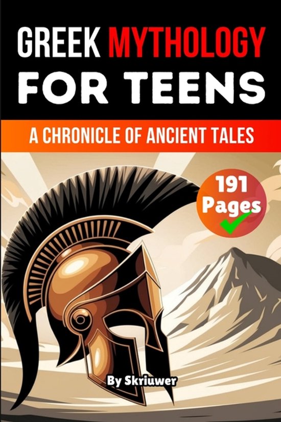 Mythology Books- Greek Mythology Book for Teens - cover