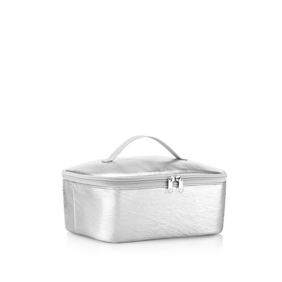 Reisenthel Coolerbag M Pocket Koeltas - 4,5L - Silver Crackle Zilver van Reisenthel — afbeelding 2