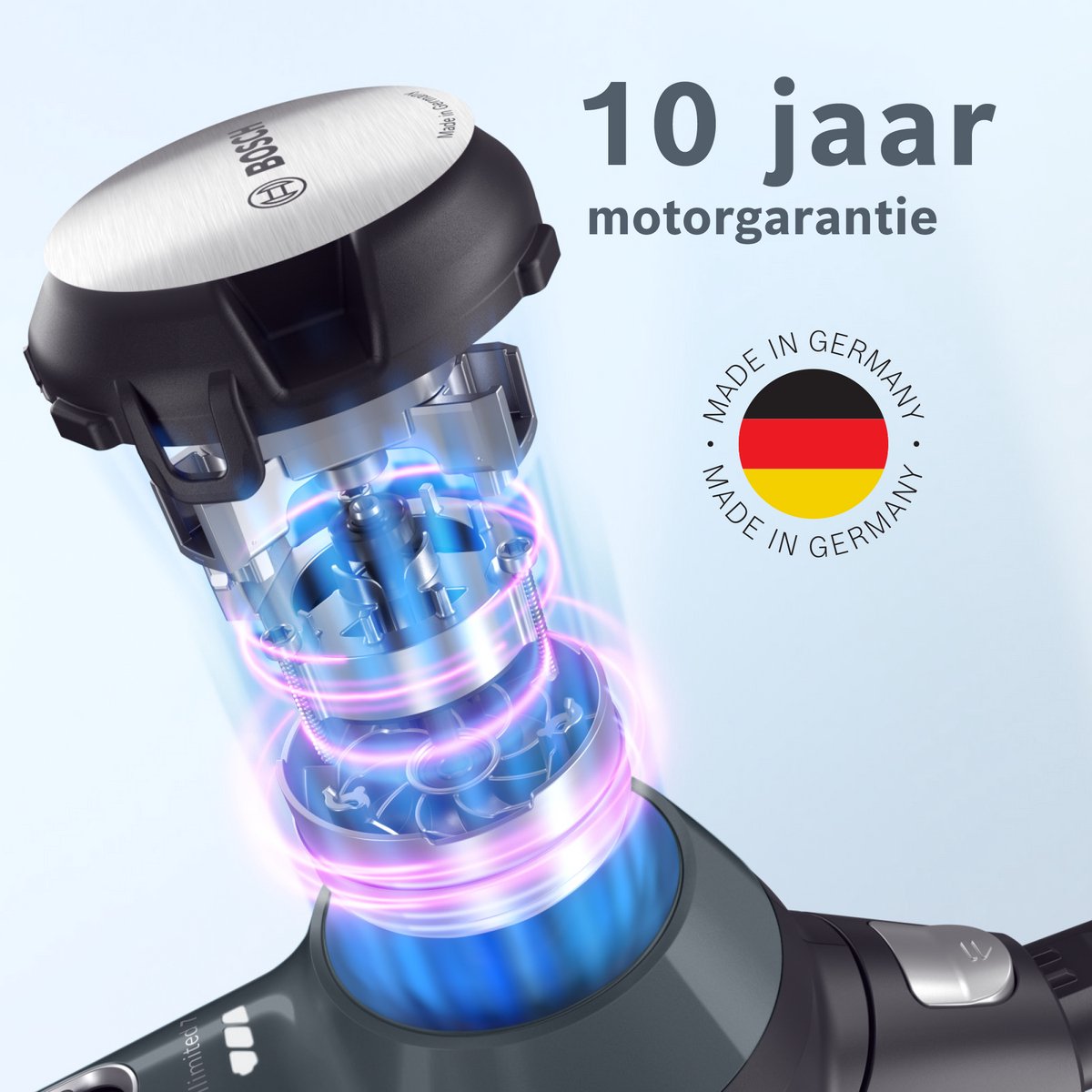 Bosch Unlimited 7 – Steelstofzuiger Draadloos 220W – Draadloze Stofzuiger – Op Accu – Zonder Zak – BBS711W — afbeelding 7