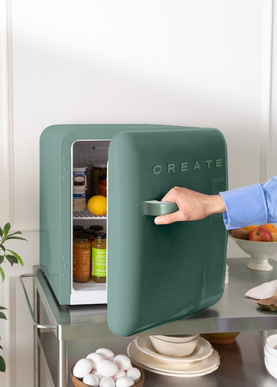 CREATE - Koelkast in retrostijl - Sage - Handvat Sage - FRIDGE RETRO 48L van create — afbeelding 5