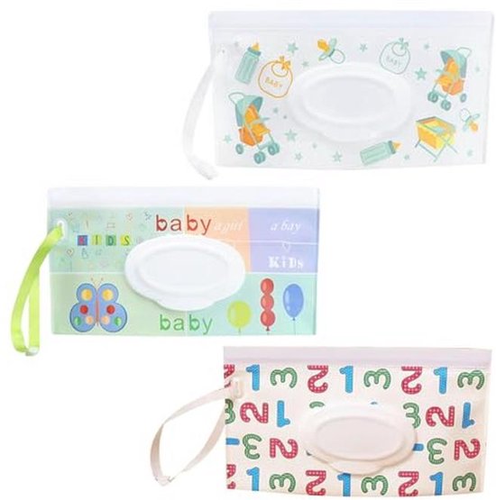 Boîte De Rangement Pour Lingettes Humides, Lingettes De Voyage Pour Tout-petits, Bébés, Lingettes Humides, Conteneur Portable Rechargeable Pour