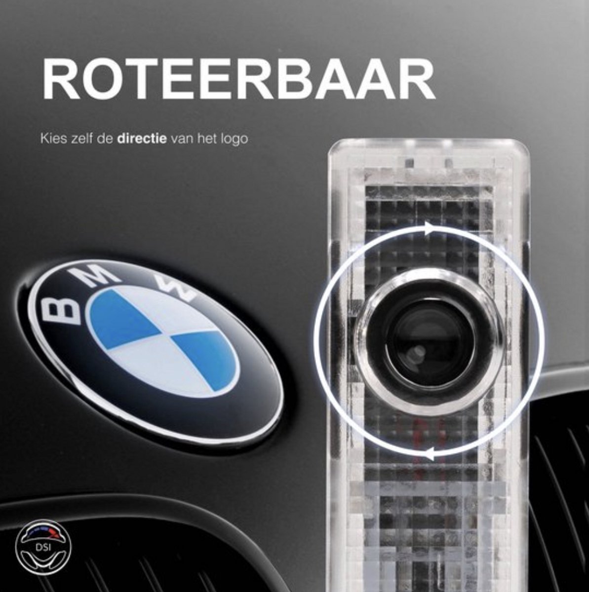 Instapverlichting LED – Geschikt voor BMW – M Performance Dynamic Style Logo – Plug & Play – Set van 2 – Luxe Autodeur Projector – foto 5