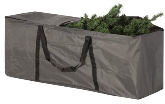 Sac de rangement pour sapin de Noël artificiel Winza® – 150 x 80 x 60 cm – Solution de rangement de luxe avec fermeture éclair et poignées – Anthracite – Sac robuste pour ranger votre sapin de Noël