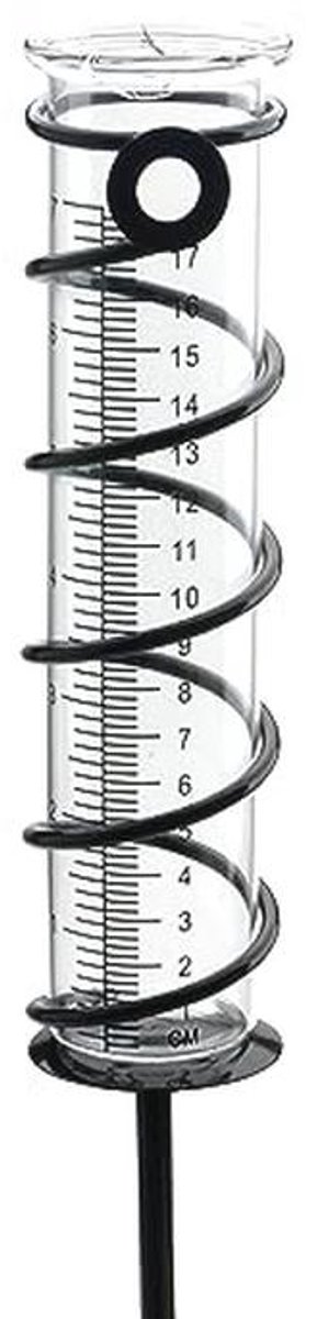 Glazen regenmeter met 17 schaalverdelingen voor tuin en terras