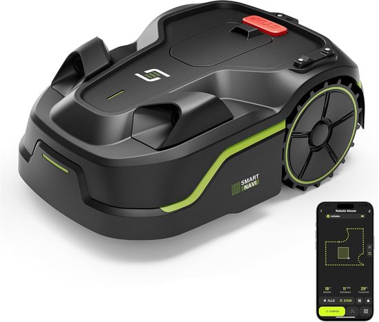 SUNTEK I600+ Robotmaaier – Slimme Robotmaaier met Ultrasone Obstakelvermijding, Multi-Zone Beheer & Stevige Begrenzingsdraad | Voor Grondoppervlakten tot 600 m² | Maximale Hellingshoek 35% | Lichtgewicht 15 kg Indsutrialhome