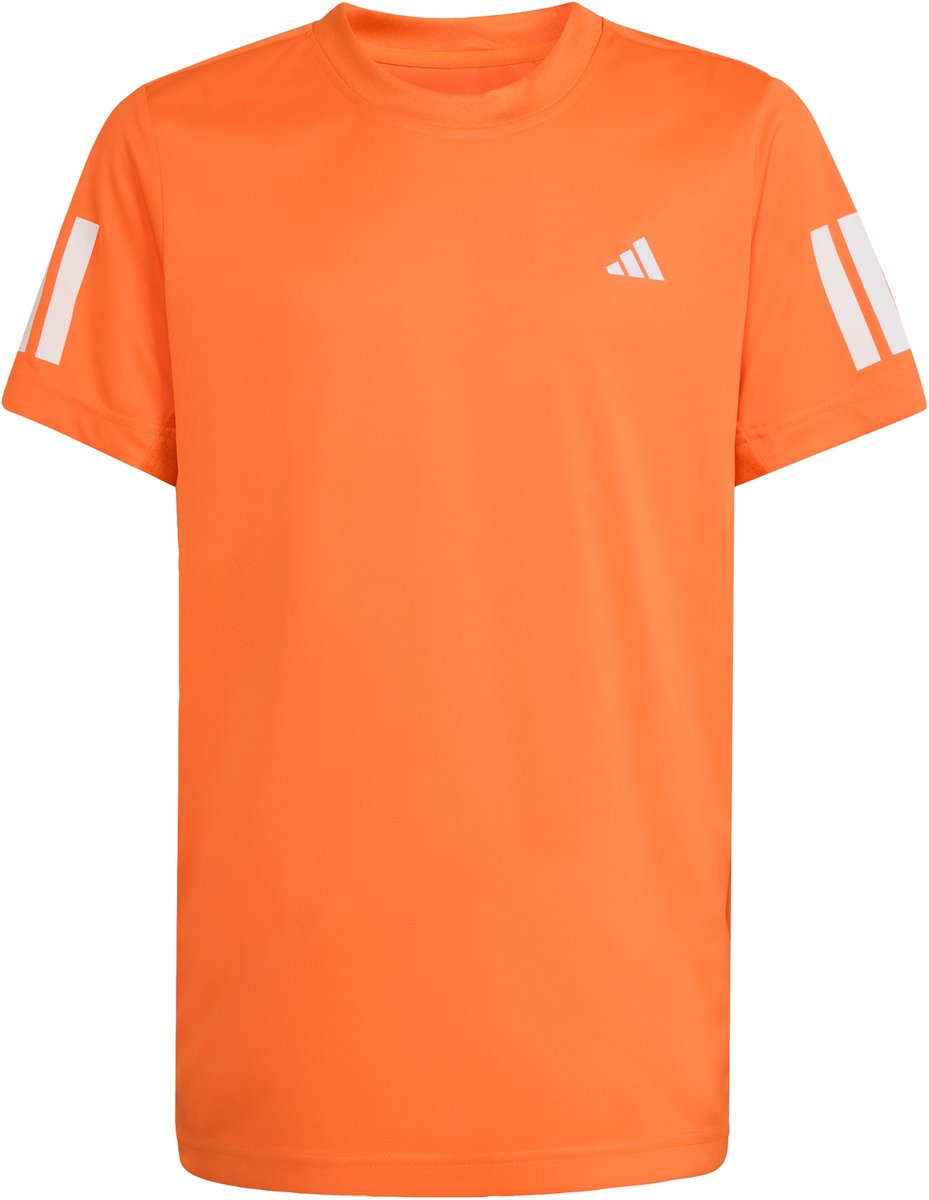 Adidas Performance Club Tennis 3-Stripes T-Shirt Kids Kinderen Oranje