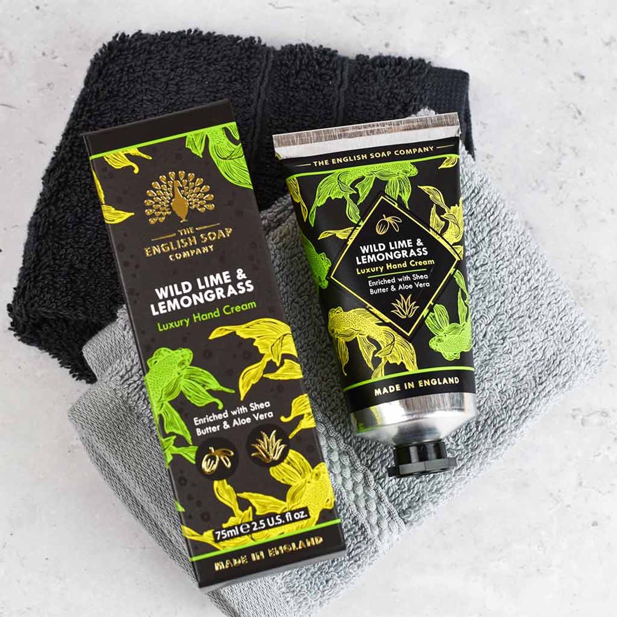 Hand Cream 75ml Wild Lime & Lemongrass - The English Soap Company