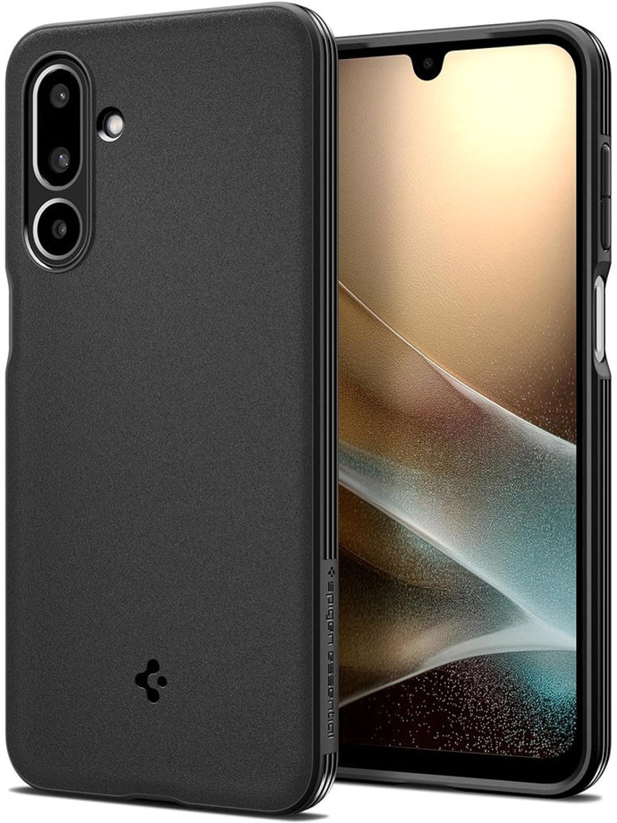 Spigen Essential Sand Blast mobiele telefoon behuizingen 17 cm (6.7") Hoes Zwart