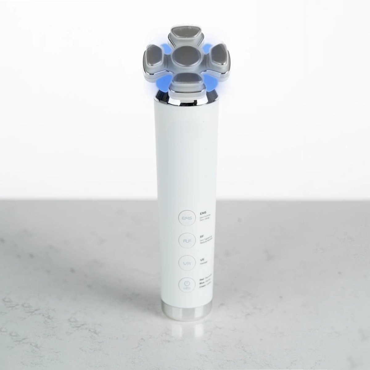 Anti Verouderings Gezichts Apparaat met EMS, radiofrequentie, lichttherapie en trillingen