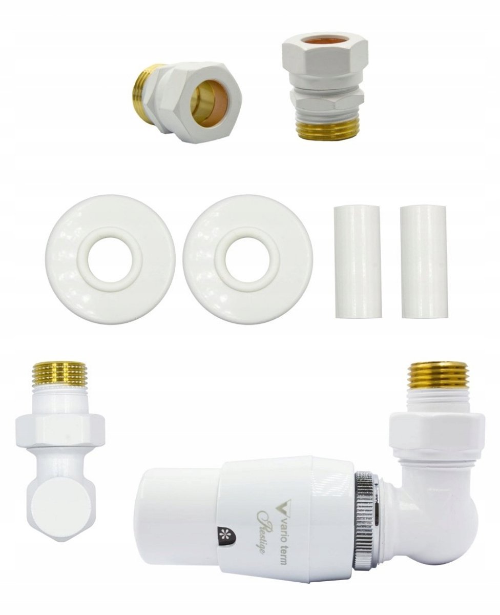 Vario Term Master Thermostatische Klep Wit Rechts Cu All-in-One