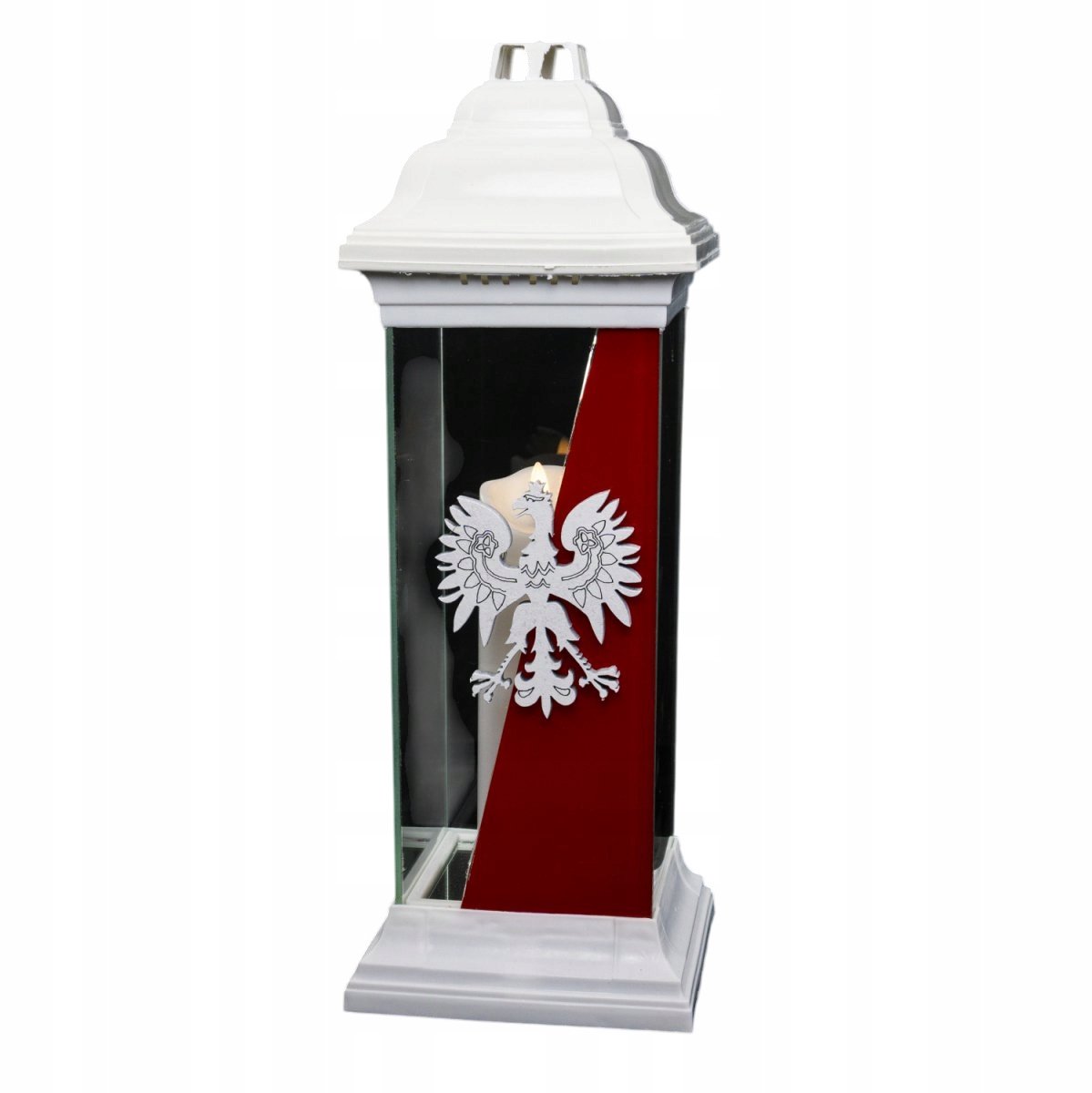 Nationale Graflicht Oranje Wit met Witte Adelaar - Elegante Decoratie