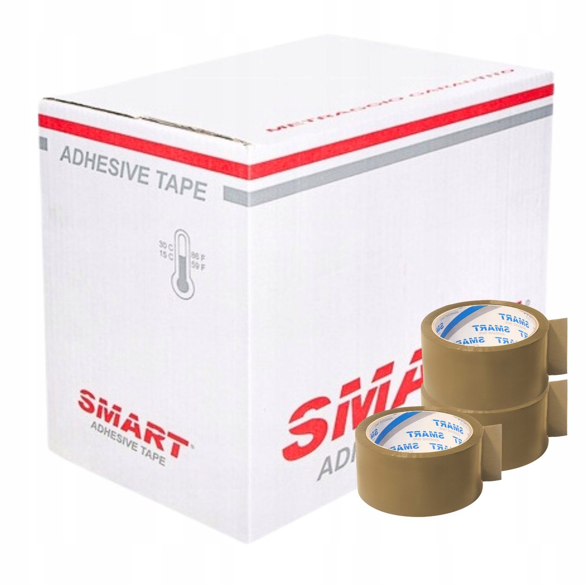 Bruine Pakkingstape 48mm x 91m - Sterke Acryllijm - 36 Rollen