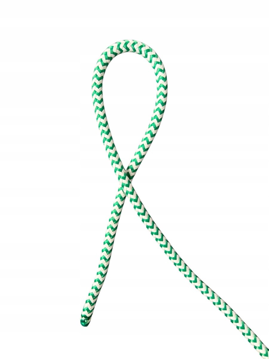 Lanex Zephyr Plus Zeilkoord Wit-Groen 14mm - Duurzaam & Flexibel