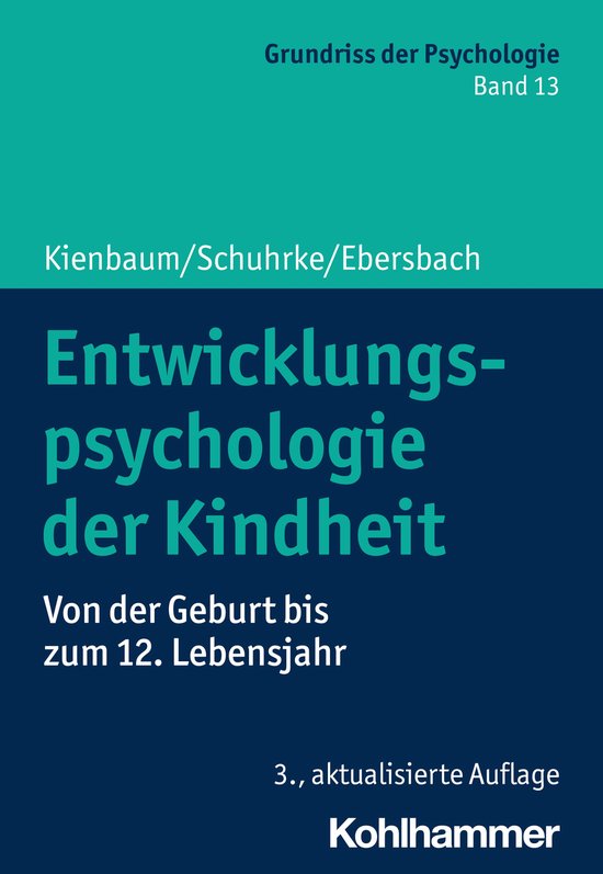 Entwicklungspsychologie der Kindheit - cover