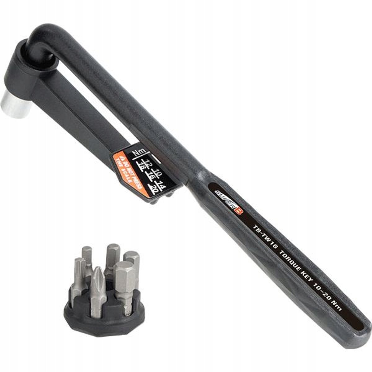 SuperB Momentsleutel 10-20 Nm met inbussleutels in Torx T25