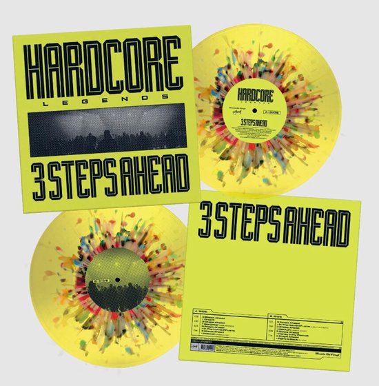 3 Steps Ahead - Hardcore Legends (Yellow Splatter) (LP)