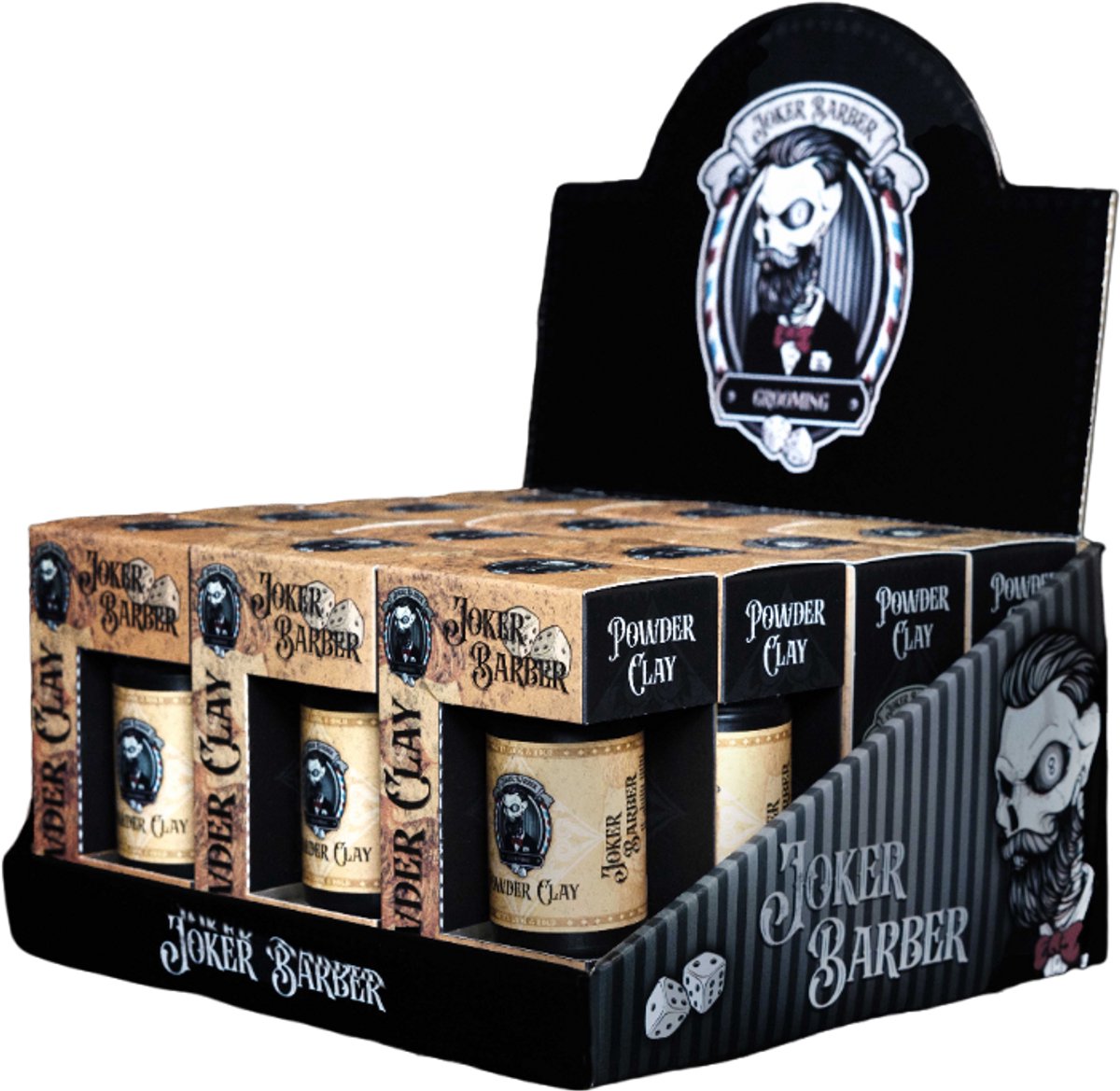 JOKER BARBER - Powder Clay 12st Display