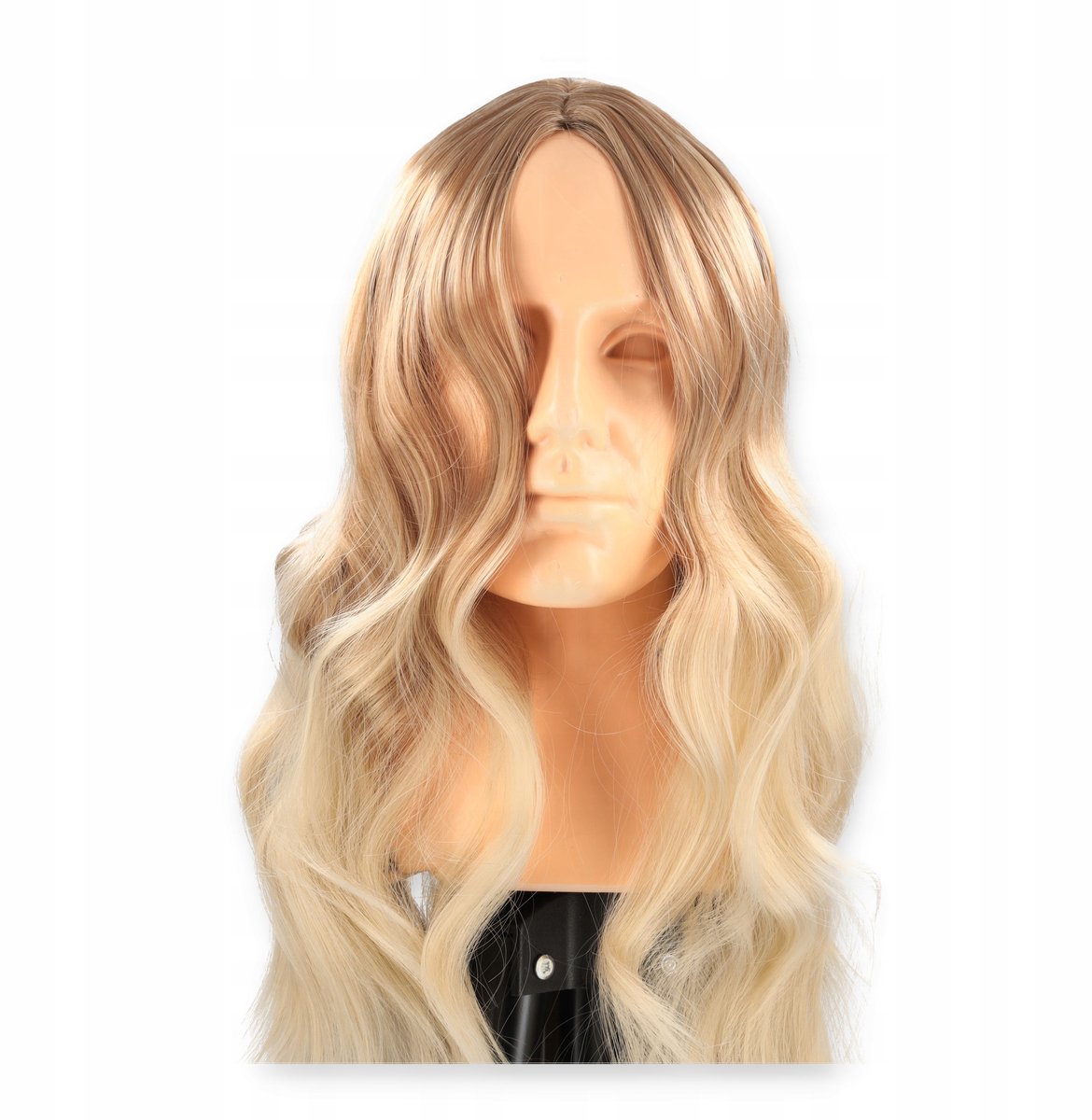 Lange Blond Ombre Pruik - 70cm Synthetisch Haar