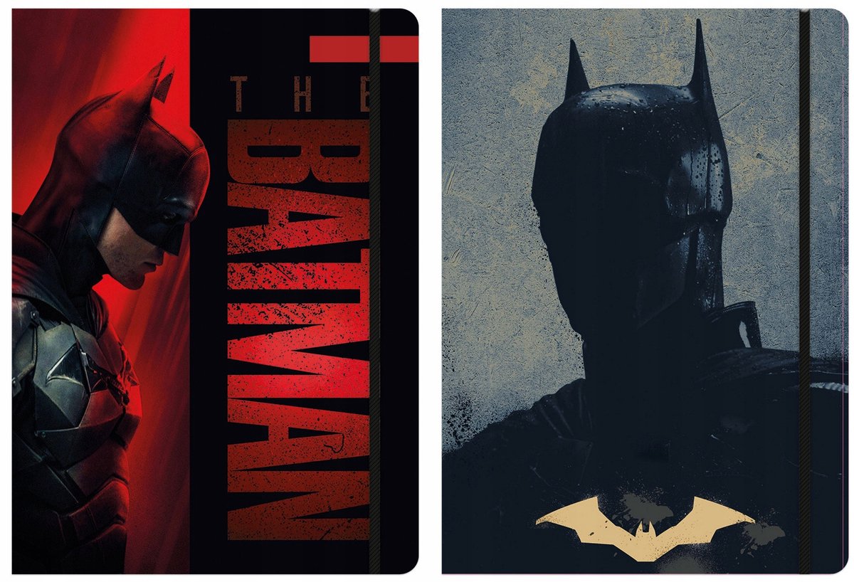 Batman A4 Map met Elastiek - Stevig Papier, 3 Kleppen
