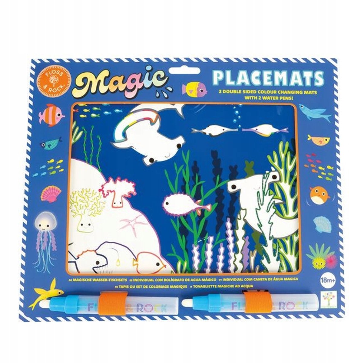 Floss & Rock Water Kleurplaten Set - Oceaan Thema