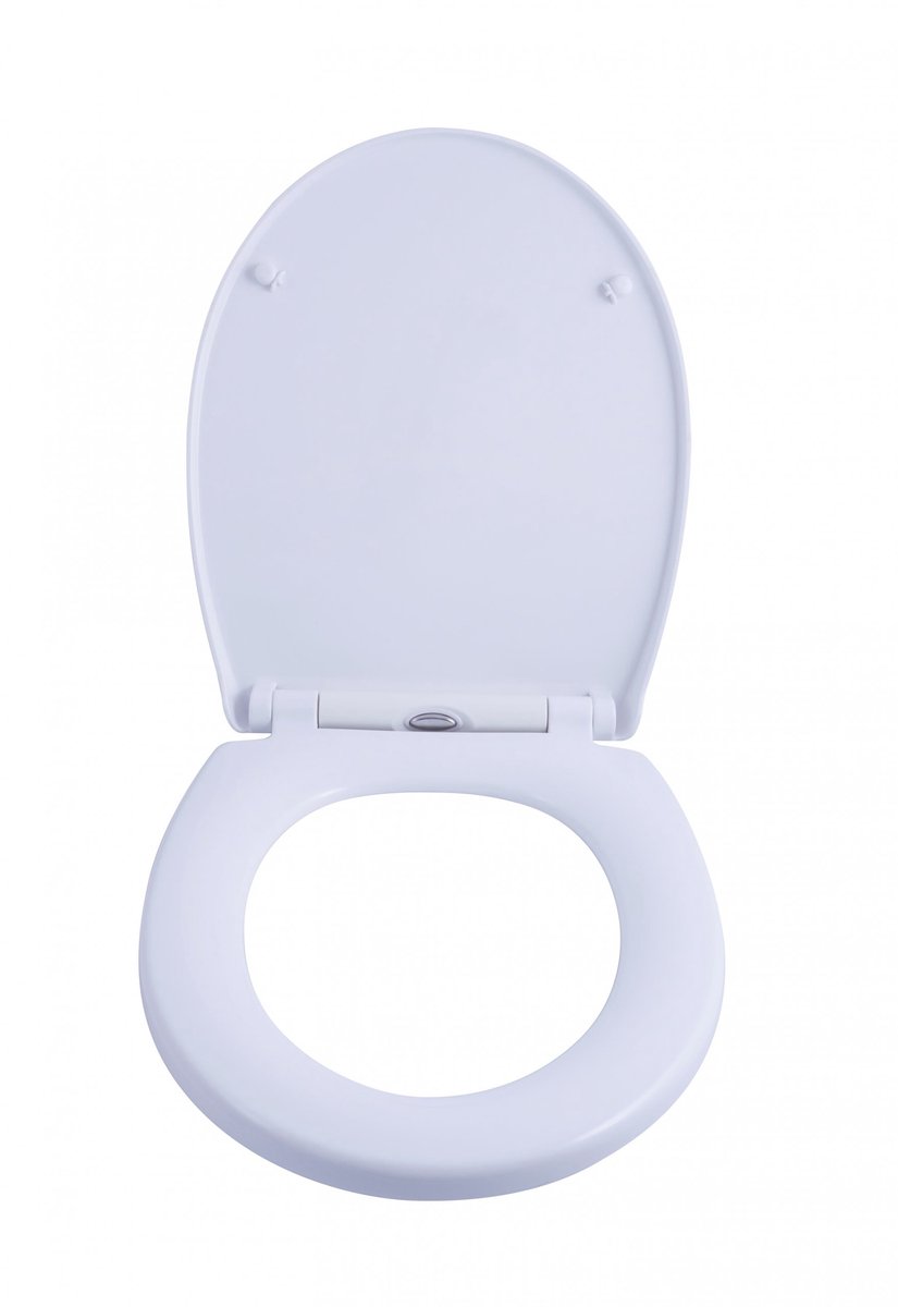AWD Interior Swing Toiletzitting - Wit Polypropyleen met Soft Close