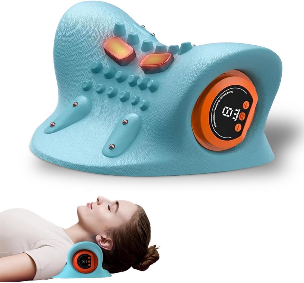 White-Label® Nekmassage Apparaat - Massagekussen - Massage Apparaat