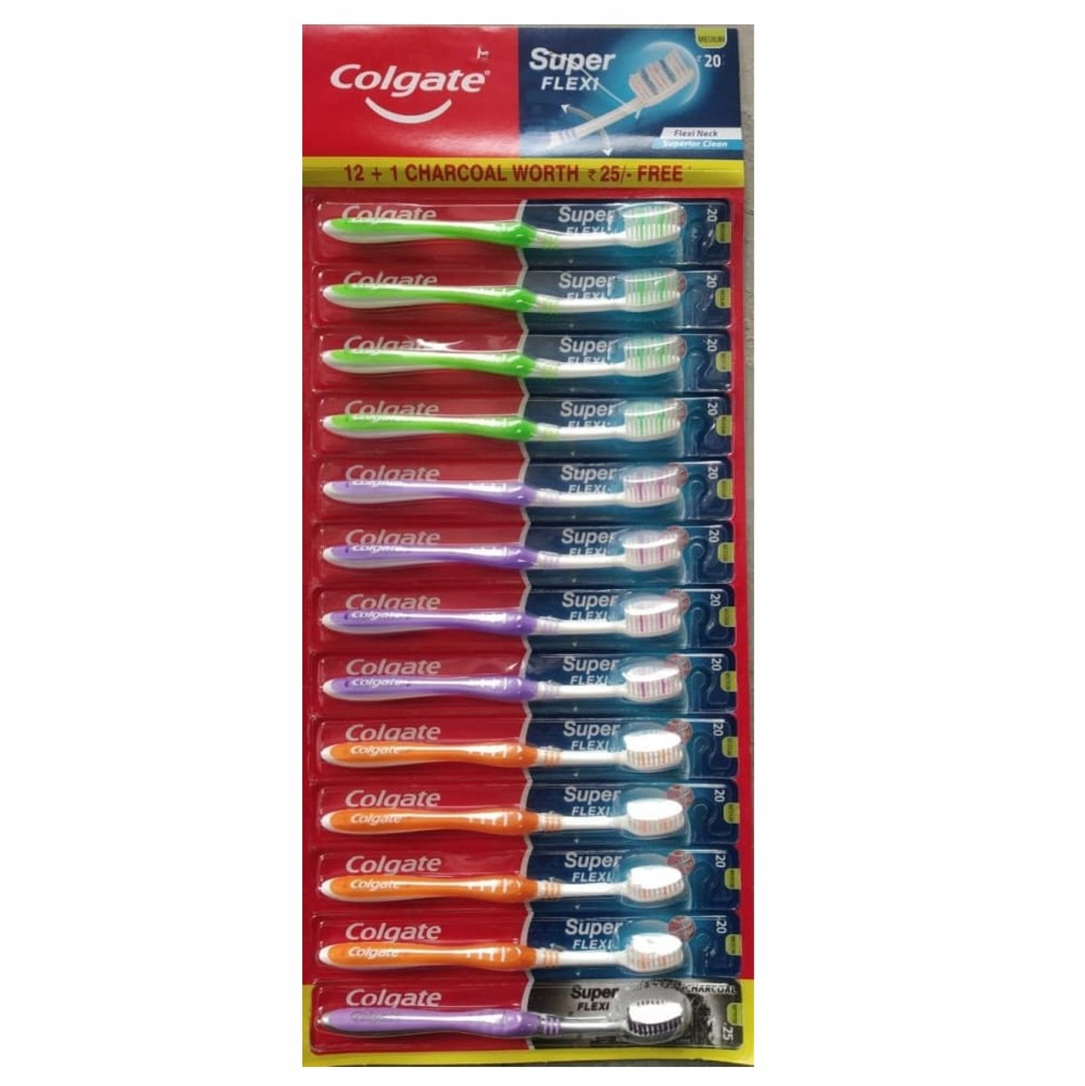 Colgate Super Flexi Medium Tandenborstel - Flexibele reiniging