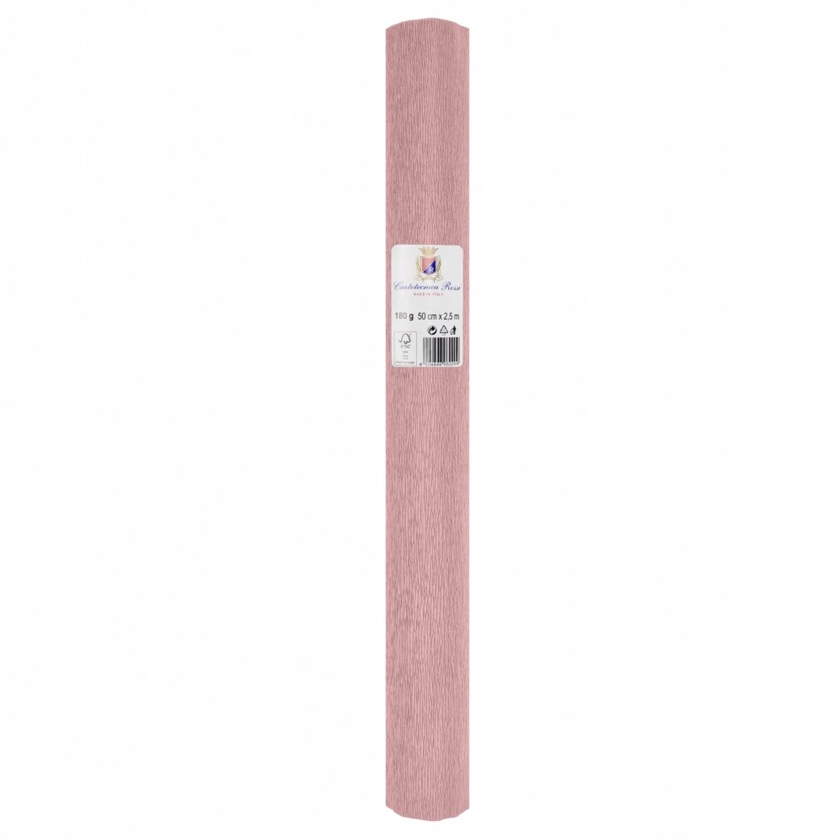 Cartotecnica Rossi Kreppapier 20E1 - Poederroze, 50x250cm
