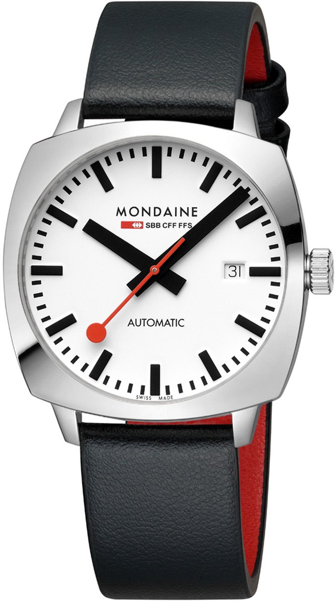 Mondaine MSL.3961B.LBV Cushion Automatic Horloge