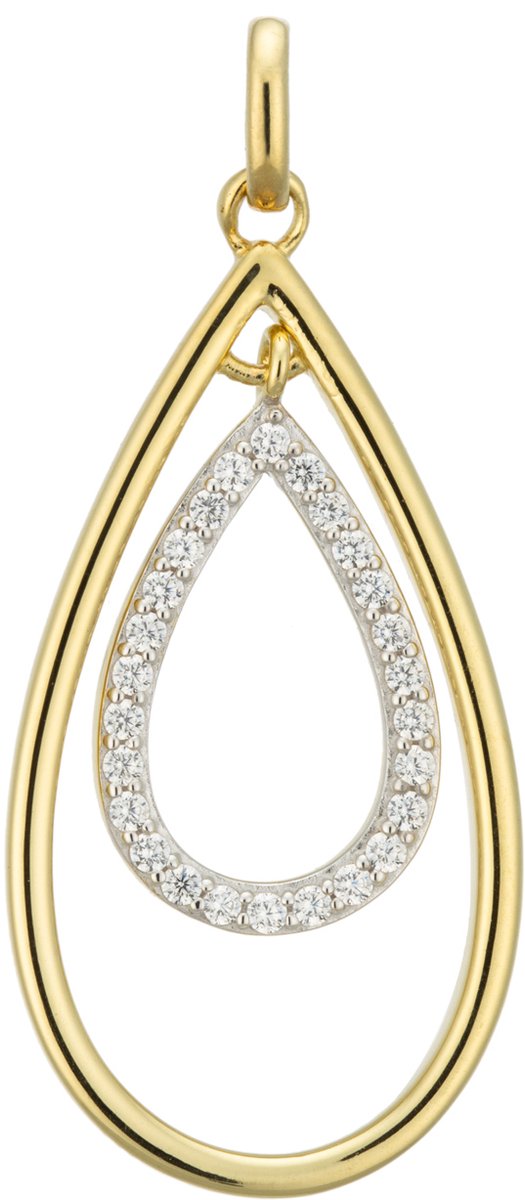 Glow 120.0813.00 Dames Hanger - Fantasie - Sieraad - Zilver - 925 Zilver - 15 mm breed - 34 mm lang