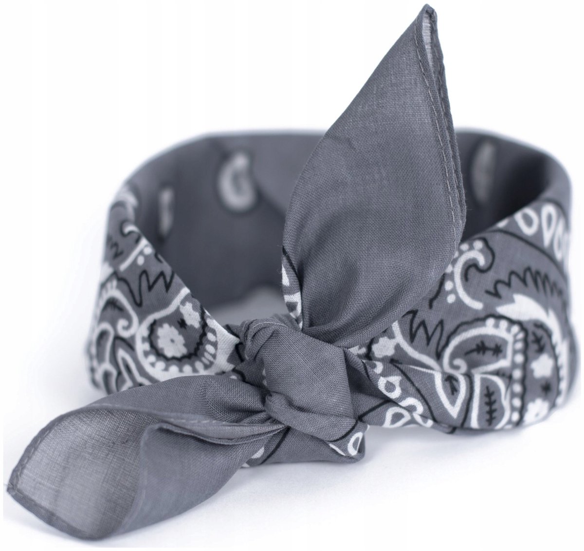 Bandana Classic Rebel Grijs - Katoen, unisex, 55x55cm