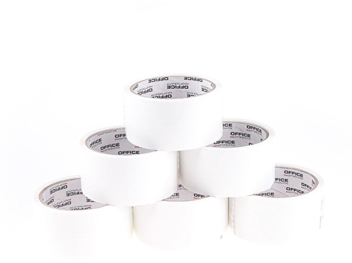 Pakkingtape Office Products Wit 48mm x 46m Acryl Sterke Lijm