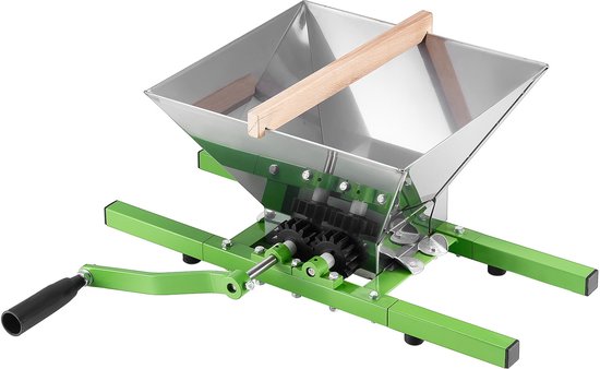 VEVOR Fruitmolen Appelmolen Cider Maken 7l Roestvrijstalen Druivenpers van Vevor — afbeelding 2