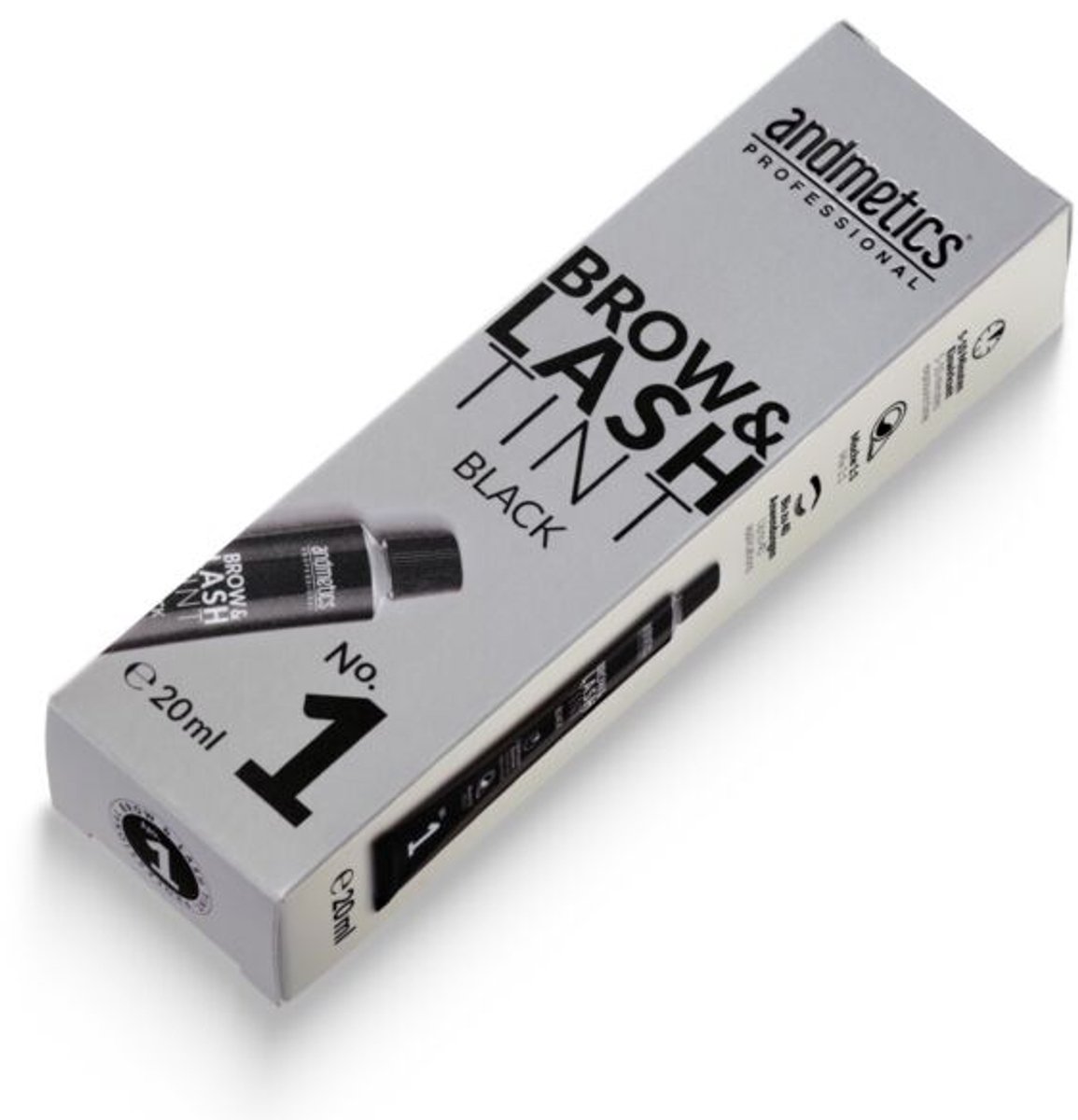 ANDMETICS - Brow & Lash Tint black - Wenkbrauwverf & Wimperverf