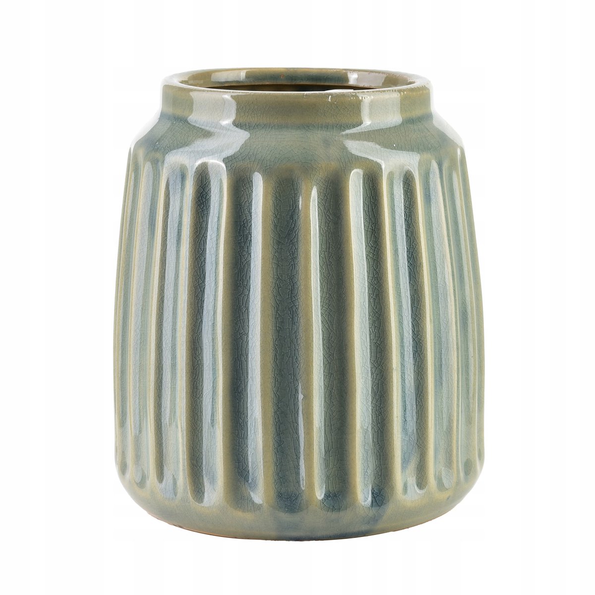 ARINA LIGHT Beige Keramiek Vaas / Pot 11x15,5x18cm
