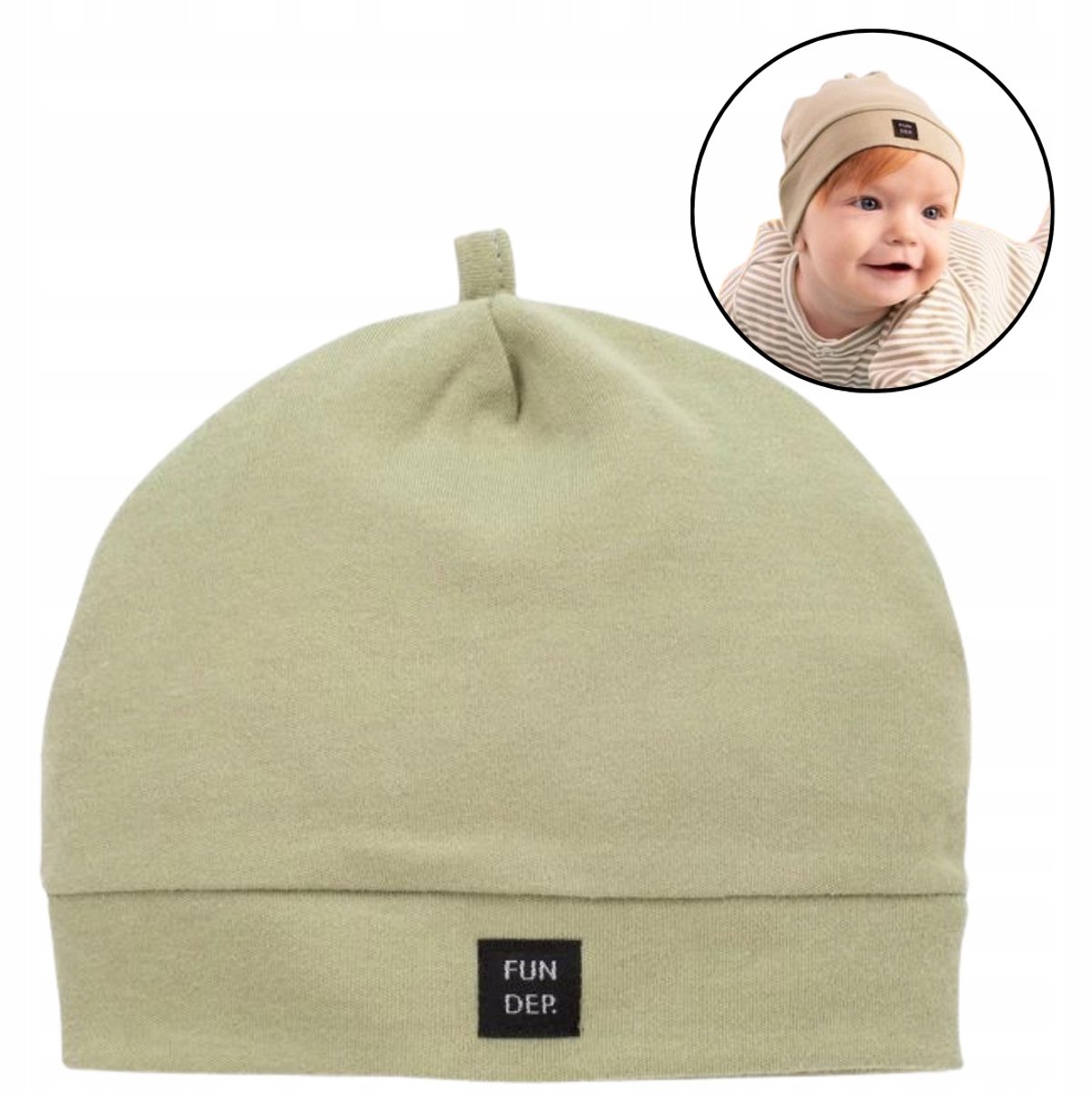 Pinokkio Olivier Baby Muts Groen Maat 62 - 100% Katoen