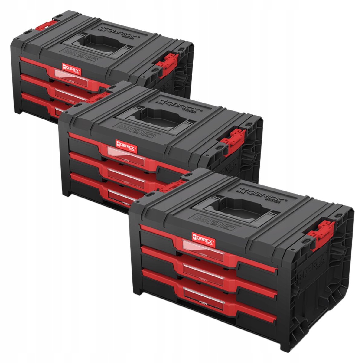 Qbrick System PRO Drawer 3 Toolbox Expert - Modulaire Gereedschapskist
