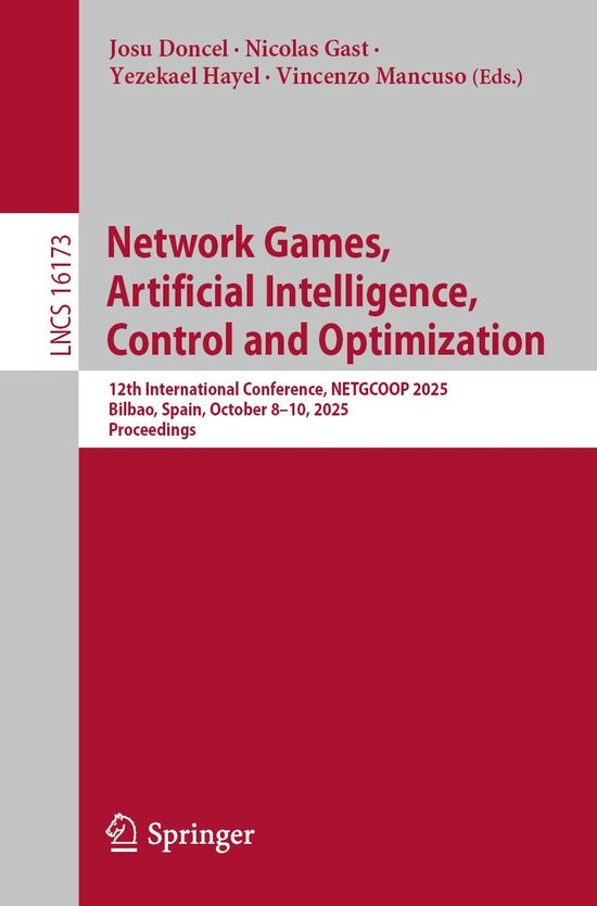 Springer Nature Proceedings Computer Science - Network Games ... - cover