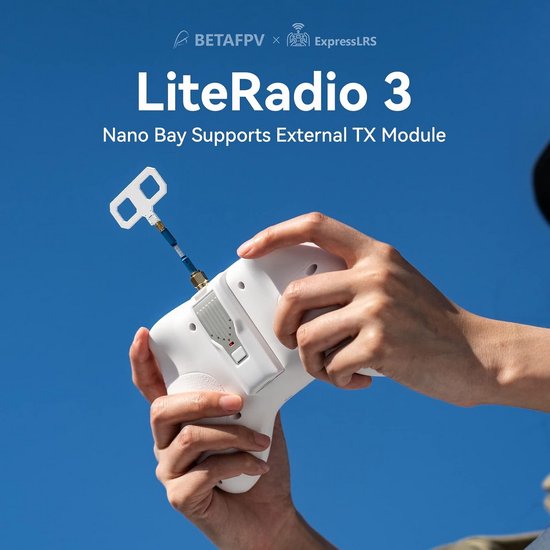RC Radio-zender met Nano Module Bay voor externe TX Module en Simulator Joystick van Merkloos — afbeelding 5