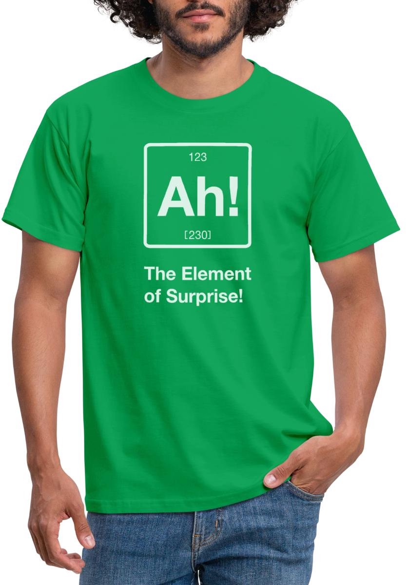 Ah Element Van Verrassing T-Shirt Heren